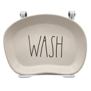 Rae Dunn Artisan Collection by Magenta Wash Bathroom Ceramic Soap Dish Decor